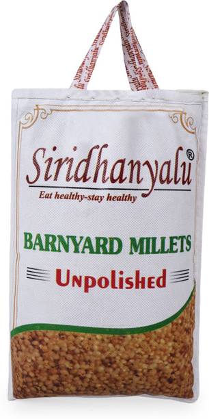 siridhanyalu unpolished and organic Barnyard Millets 920gm pack Barnyard Millet