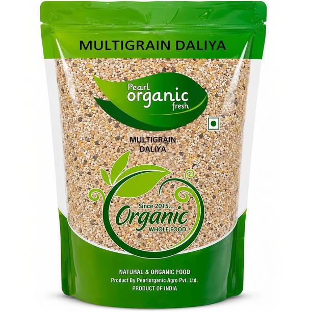 Pearl Organic Fresh Multigrain Daliya High Fibre & Protein Healthy Breakfast Nutritious Porridge Mixed Millet