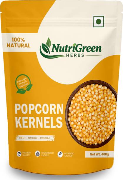 NutriGreen Herbs Premium Popcorn Kernels | Natural Corn Kernels for Fresh Homemade Popcorn Corn