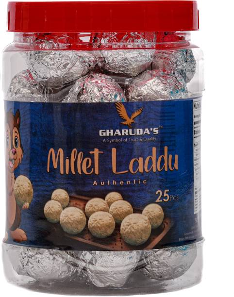 GHARUDA FOODS Millet Laddu_25 Pcs Mixed Millet