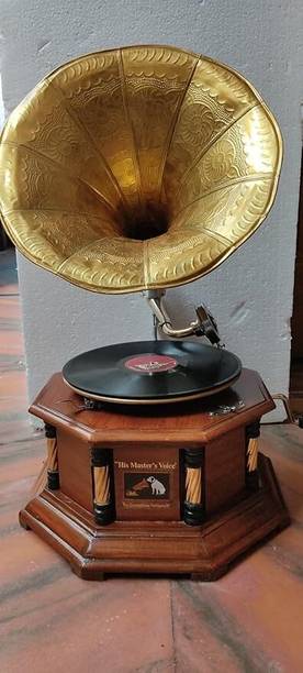 HMV STUDIO VINTAGE UNIQUE GRAMOFONE Wooden Gramophone