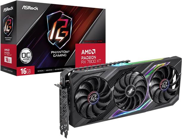 ASRock RX 7800 XT GDDR6 16 GB AMD Radeon Chipset 256 bit 2565 MHz Graphics Card