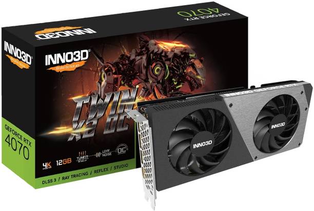Inno3D NVIDIA GEFORCE RTX 4070 Twin X2 OC 12GB GDDR6X 1...