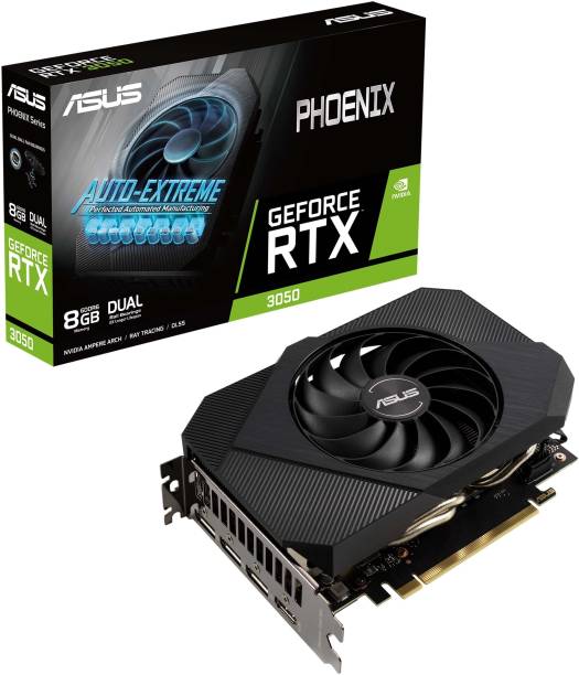 ASUS NVIDIA Phoenix NVIDIA GeForce RTX 3050 Gaming Graphics Card 8 GB GDDR6 Graphics Card
