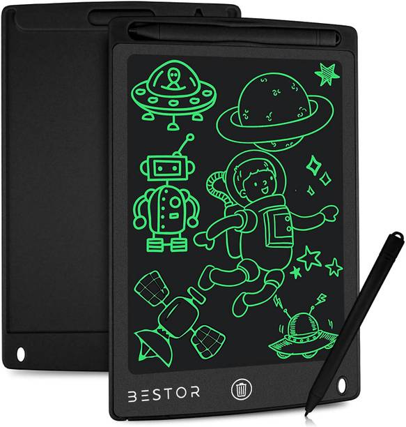 Bestor Graphic Tablet 8.5 Inch Drawing Tablet Electronic Doodle Pad E-Writer/Writing Rewritable Graphic Tablet Notepad, Scribble Board, Erasable Doodle Pad For kids 6 x 8.5 inch Graphics Tablet Connectivity - Wireless