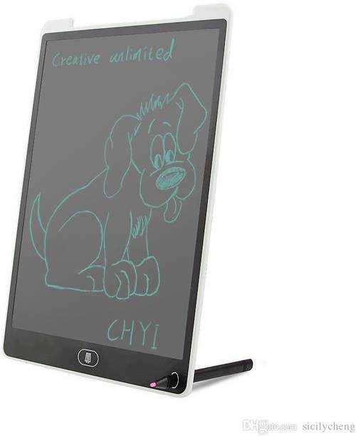 Wolcentra WRITING TABLET -53 Portable Ruff Pad E-Writer, 8.5 Inch LCD With 4 Magnet 13.4 x 12 inch Graphics Tablet Connectivity - Wireless
