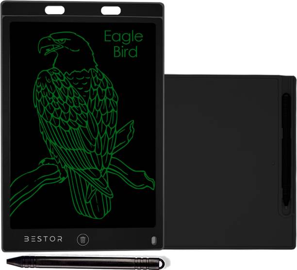 Bestor Graphic Tablet 12 Inch Drawing Tablet Electronic Doodle Pad E-Writer/Writing Doodle Board for Kids, Traveling Gift Toys for 2 3 4 5 6 Year Old Boys and Girls 6 x 12 inch Graphics Tablet