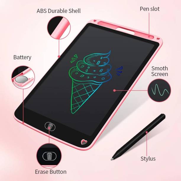 Clairbell S57_Writing tab 8.5 Inch LCD Doodle Board: Reusable Drawing Tablet for Kids 8.5 x 4.5 inch Graphics Tablet