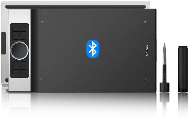 XP Pen Deco Pro MW Graphic Tablet with tilt support, 8 shortcut keys, 8192 levels of pressure sensitivity,1 roller wheel and Bluetooth connectivity 11