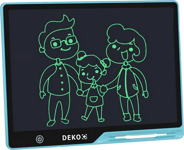 DEKOQ 16 Inch Monochrome Screen Rechargeable Doodle Board Toddler Educational Toys for Boys Girls Reusable Portable Drawing Tablet Toys Gifts for Kids 12 x 8 inch Graphics Tablet