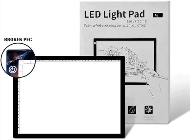 fotokina BROKEN UltraBright LED Tracing Light Pad for Drawing, Sketching & Animation 12 x 16.5 inch Graphics Tablet Connectivity - USB