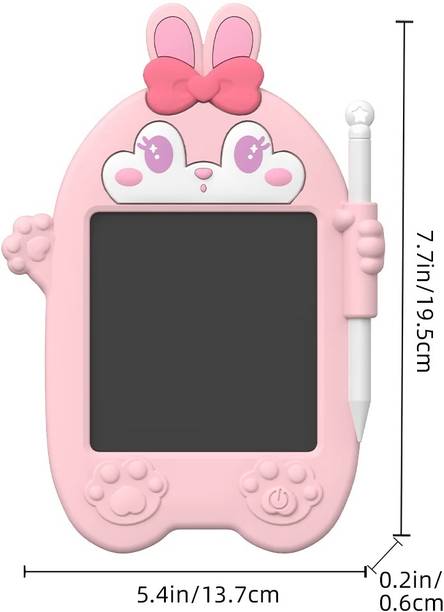 Zuuluzrs 9064 Bunny Kids' LCD Writing Drawing Tablet Pad or Drawing & Note-taking 3.5 x 3.5 inch Graphics Tablet