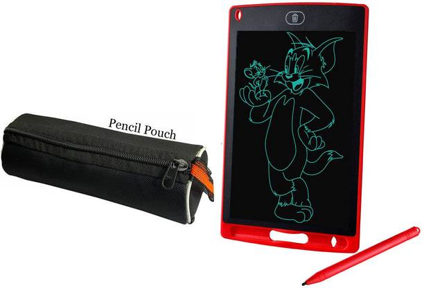 POZUB 8.5Inch LCD WritingTablet/Drawing Board/Writing Pad Educational Toy+Pencil Pouch LCD Paperless Memo Digital Tablet Notepad Scribble Board/E-Writer Drawing Pad 8.5 x 7 inch Graphics Tablet