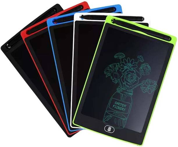 AgrohA MJ-410 Re-Writable LCD Graphics Tablet Writing & Drawing Tablet for Kids - Multicolor 8.5 x 0.5 inch Graphics Tablet