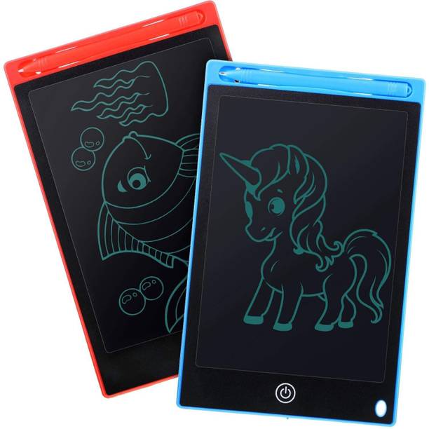 Ehouseall Store LCD Writing Tablet, 8.5 Inch Electronic Writing &Drawing Doodle Board for Kids at Home, School, Learning Toy, digital slate, magic slate (PACK OF 2) 8.5 x 6.1 inch Graphics Tablet Connectivity - Wireless