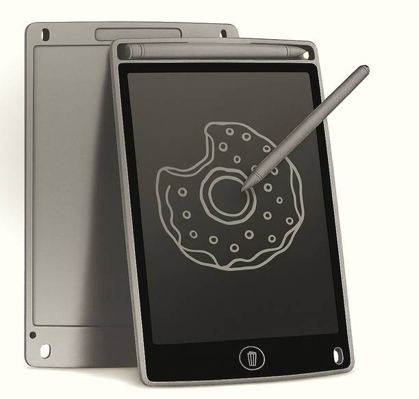 Satyam TRADERS BLACK-Wireless 2 PIC Writing Pad with 12 Inch Screen, For Drawing, Note-taking, Kids 10.5 x 6 inch Graphics Tablet Connectivity - Wireless