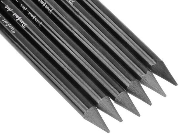 Prescent Woodless Charcoal Graphite Sketching Pencil for Artist (HB,2B, 4B,6B,8B, and EE) Pencil