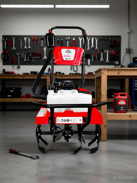 DVI 63CC MINI POWER TILLER|CULTIVATOR|WEEDER USED FOR WEEDING IN AGRICULTURE Fuel Grass Trimmer