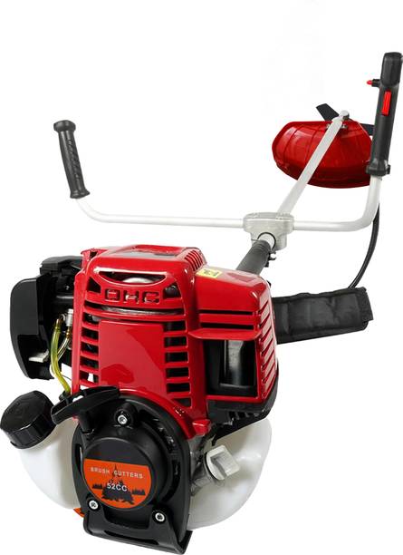 ROOTS & LEAF Brush Cutter 52cc Petrol Engine 2 Stroke Side Pack Crop Cutter Machine Fuel Grass Trimmer