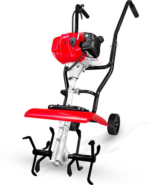 Dvi 52CC Tiller with 2 Stroke High Power Petrol Engine With Cultivator Attachment. फ्यूल ग्रास ट्रिमर