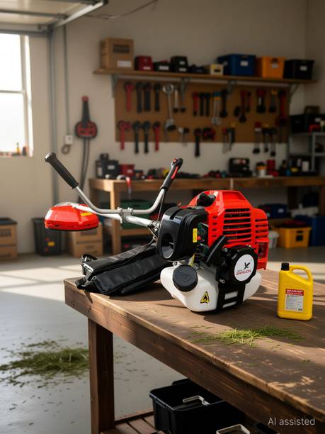 Sharp Garuda Brush Cutter Machine|43CC 2Stroke Sidepack|Shoulder type Crop Cutter Machine Fuel Grass Trimmer