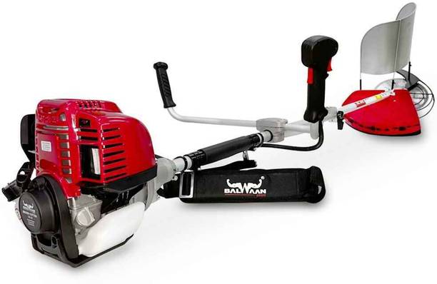 बलवान कृषि BX-35 Side Pack Brush Cutter 35cc 4 Stroke Petrol Engine for Garden & Lawn फ्यूल ग्रास ट्रिमर