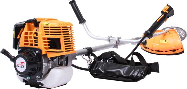 Double Eagle Brush Cutter Machine - 4Stroke 32CC Crop Harvester - Lawn, Garden Weed Cutter Fuel Grass Trimmer
