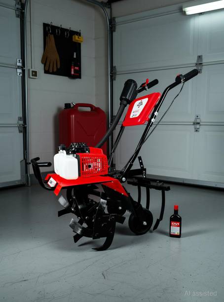 DVI 63cc 2 Stroke Petrol Engine Weeder | Come with Cultivator Attachment for Weeding Fuel Grass Trimmer