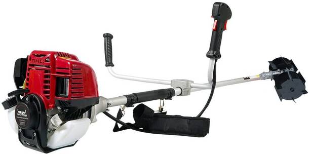 Balwaan Krishi BX-35 Side Pack Brush Cutter 35CC 4 Stroke Machine with Tiller Attachment Fuel Grass Trimmer