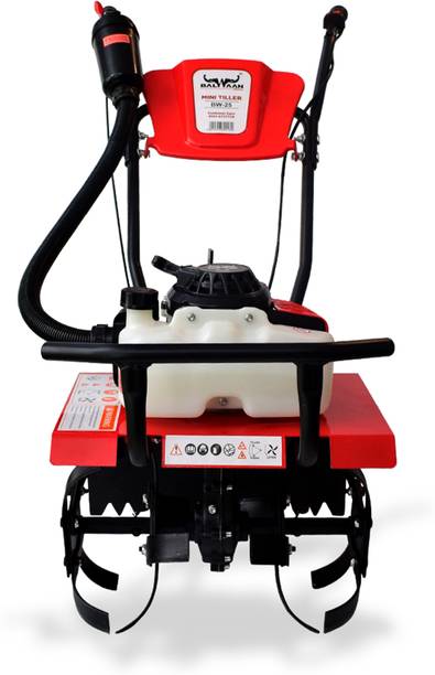 Balwaan Power Tiller/Mini Power Tiller/Cultivator/Rotary/Weeder,Model- BW-25. 2 Stroke/Tiller 63cc/3 Hp high Carbon Blade/ Weeding/ tilling Fuel Grass Trimmer