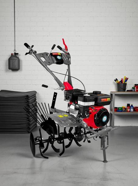 DVI 7HP 4Stroke Weeder with AIR Cooled Petrol Engine With Potato Digger Attachment Fuel Grass Trimmer