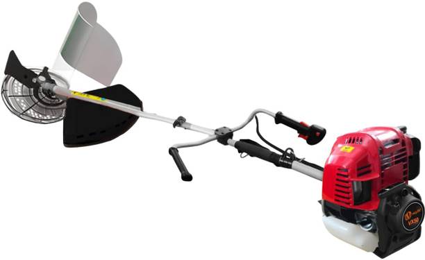 VOLTZ VX50 48cc 4-Stroke Brush Cutter with 80T, 3T Blades & Tap&Go Head Fuel Grass Trimmer