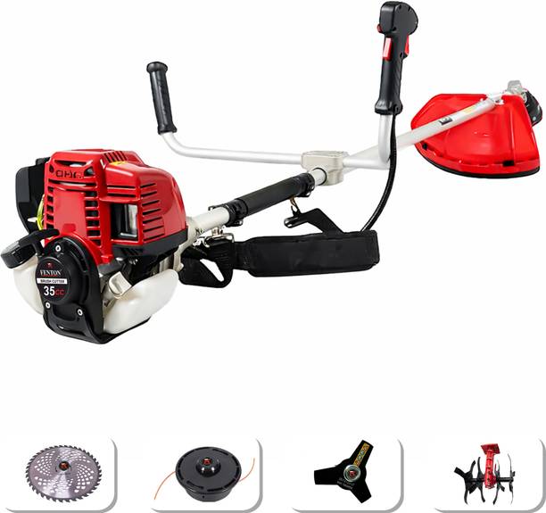 Fenton Krishi 35CC Brush Cutter with tiller and engine oil heavy duty Fuel Grass Trimmer