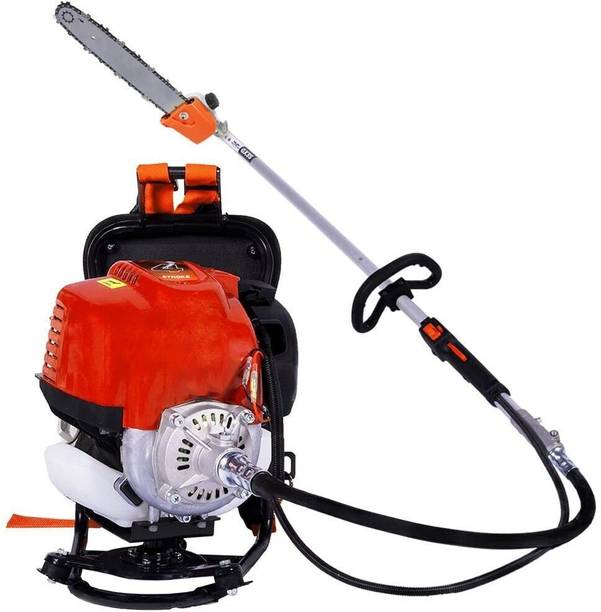 Balwaan Stroke Back Pack Crop Cutter with Chainsaw Attachment Fuel Grass Trimmer