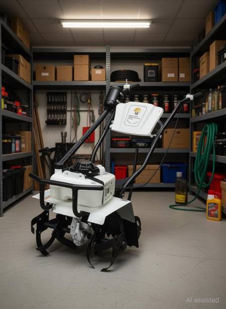 GSCPT Power Mini Tiller/Mini Power Tiller/Cultivator/Rotary Weeder 2 Stroke 63cc Fuel Grass Trimmer