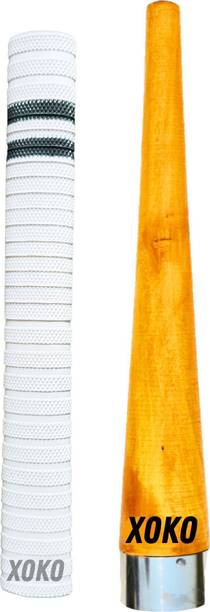 XOKO Premium White Cricket Bat Grip with Black Line And...