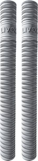 LIVOX First Quality Silver Ring Texture Cricket Bat Gri...