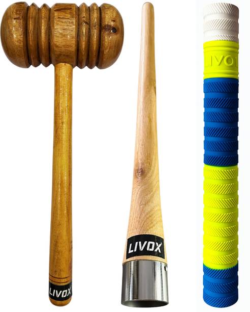 LIVOX Cricket Bat Knocking Hammer (mallet) With Gripper...