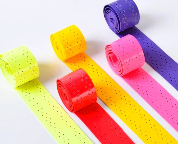 acers Pack of 5 Breathable Super Grap Badminton Tennis Squash Racket Grip Smooth Tacky