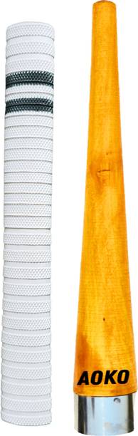 AOKO Premium White Cricket Bat Grip with Black Line And...