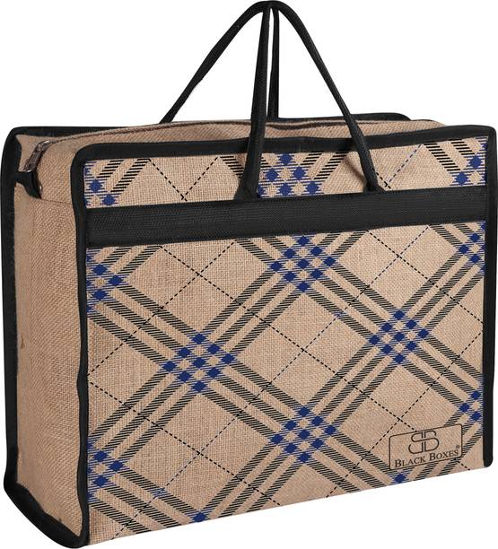 BlackBoxes Big Eco Cotton Jute Shopping Bags for Carry Milk Grocery fruits Grocery Bag