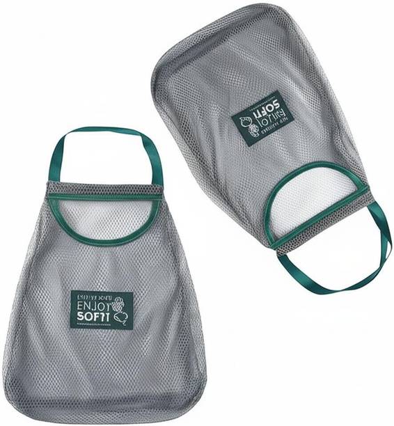 Prexinus 2 Pcs Hanging Vegetable Storage Bag Breathable Mesh Bags for Onion & Potato Pack of 2 Grocery Bags