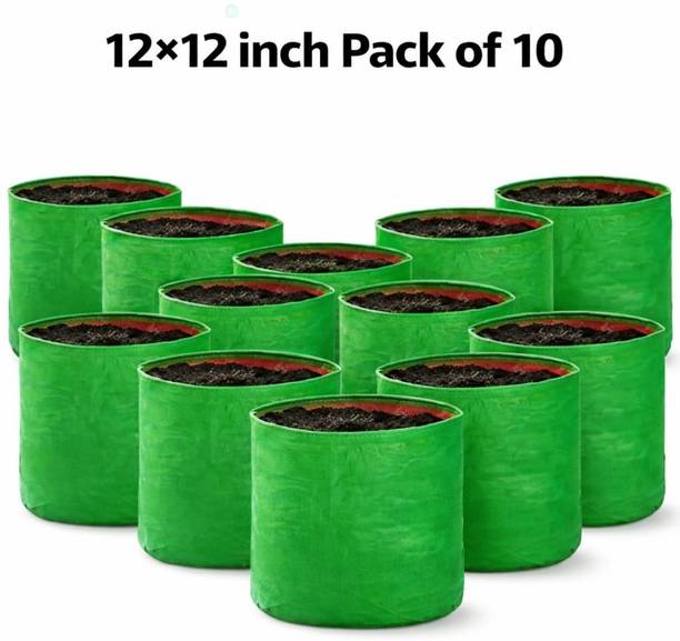 GrowTree GrowTree Terrace gardening grow bag 12"x12" (Pack of 10) Grow Bag Grow Bag Grow Bag