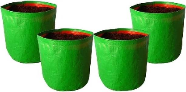 GrowTree 15"x15" HDPE Grow Bags 260 GSM,, For Home Gardening, (Pack of 4) Terrace, gardening Grow Bag