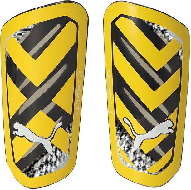 पूमा Ultra Flex Sleeve (Yellow Blaze- Black) Medium फुटबॉल शिन गार्ड