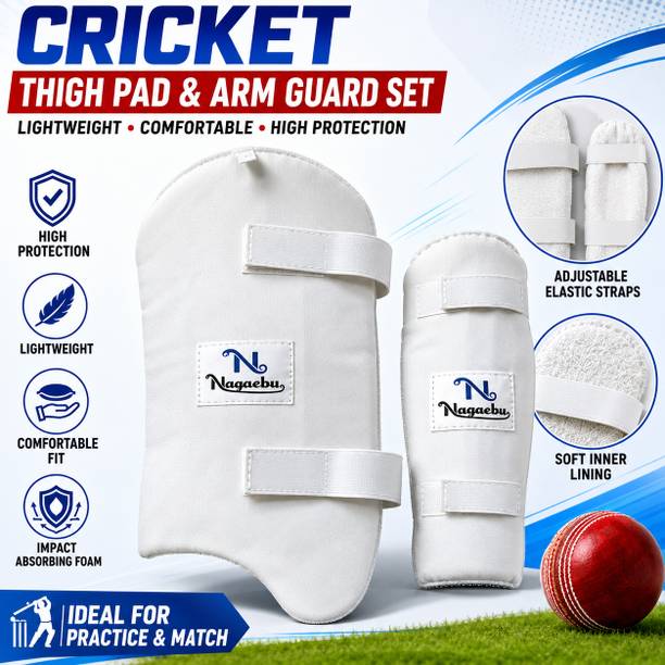 Nagaebu Thigh Pad & Arm Guard Cricket Guard Combo