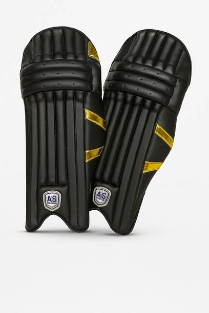Intellect Creation TITANIUM PLUS TOURNAMENT BATTING PADS WITH PREMIUM LEATHER AND BAMBOO STICKS Men's (39 - 43 cm) Batting Pad