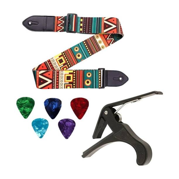 Mocking Bird One Handed Guitar Capo with Guitar Strap For Ukulele,Electric ,Acoustic Guitars Clutch Guitar Capo