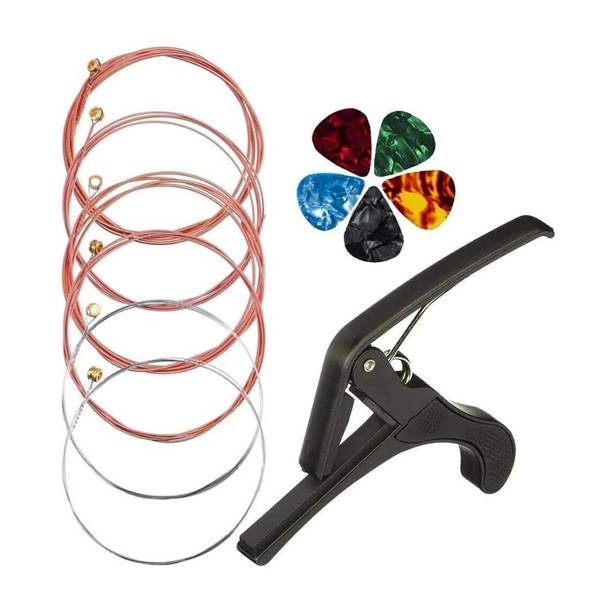 TechBlaze Metal Alloy 6 String Acoustic guitar Clutch Guitar Capo