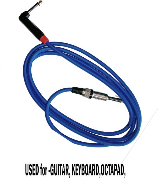 music galaxy CABLE 02 METER GOOD QUALITYY Single Angled TS Patch Cable